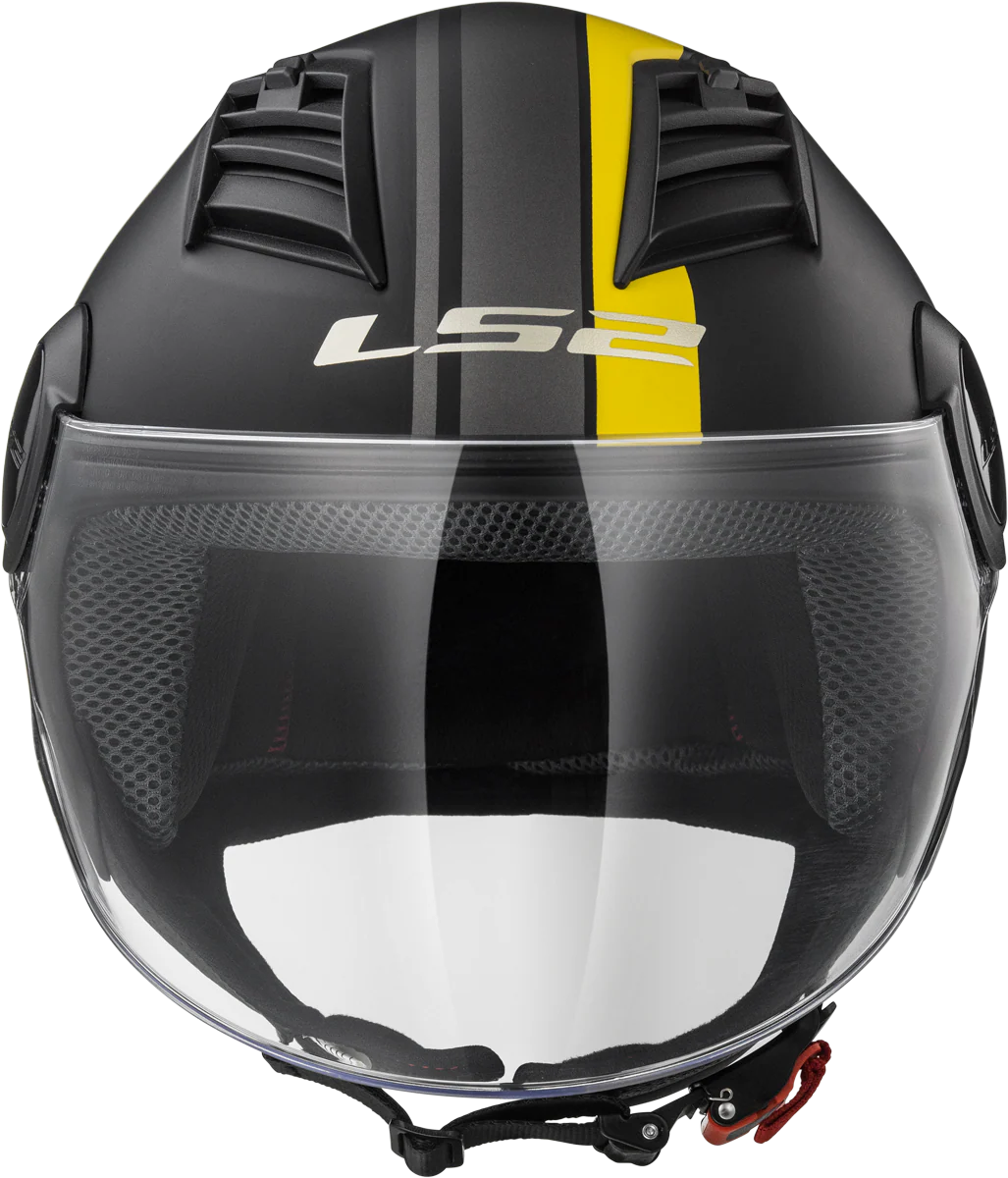 Jethelm LS2 Airflow Metropolis (Matt Schwarz Gelb) - Image 3