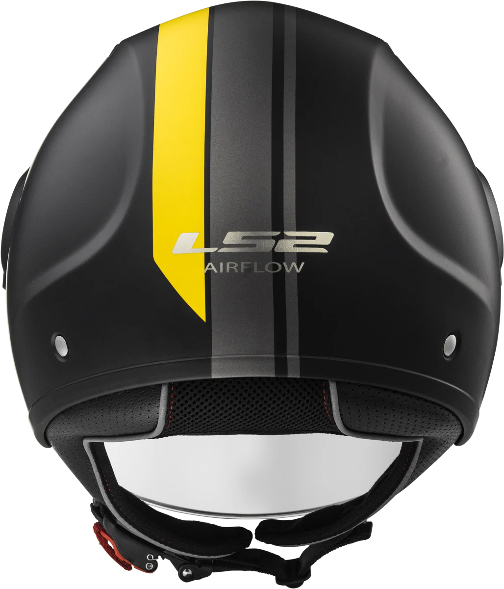 Jethelm LS2 Airflow Metropolis (Matt Schwarz Gelb) - Image 7