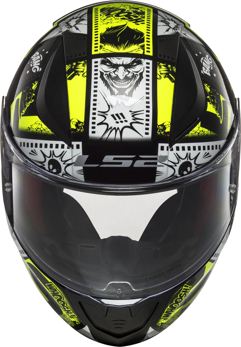 Kinderhelm LS2 Rapid Mini Vignette Schwarz Gelb - Image 3