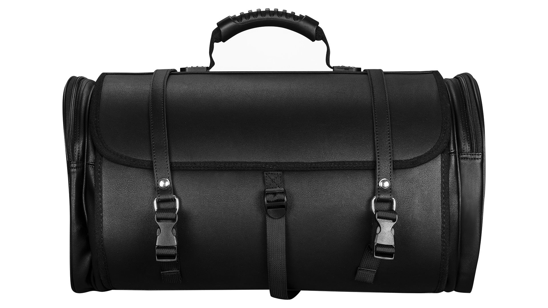 Retro Tasche Lederoptik Größe L Schwarz - Image 6