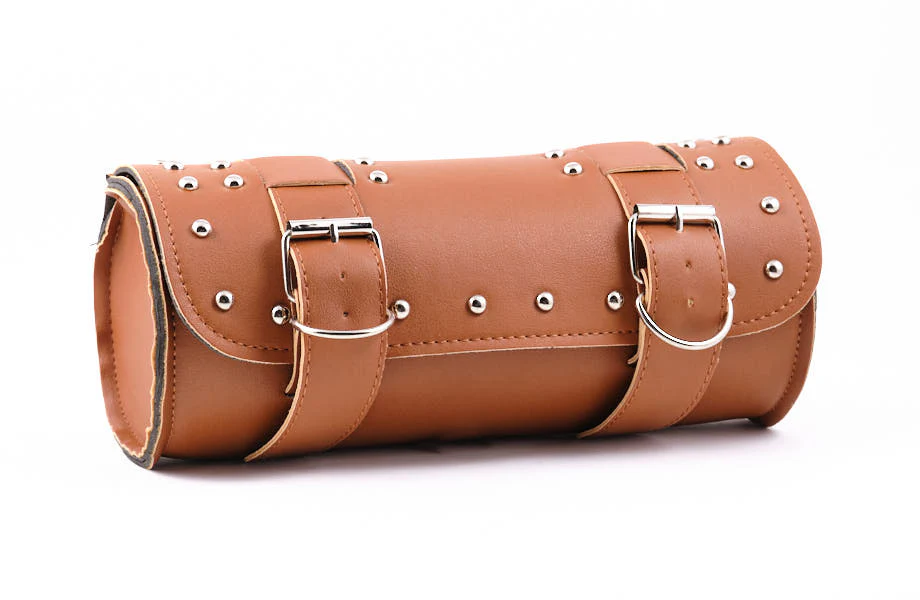 Retro Tasche Lederoptik Größe S Braun - Image 2