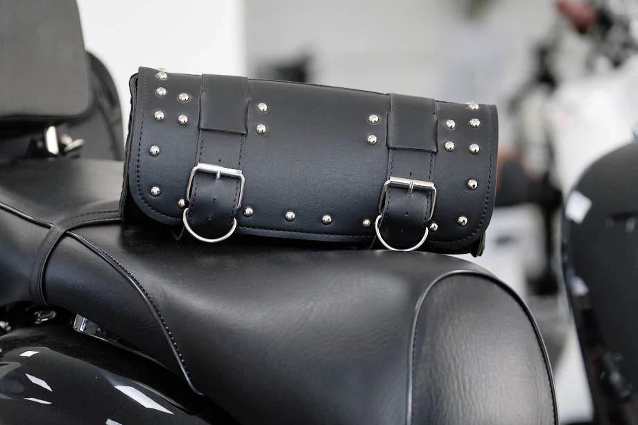 Retro Tasche Lederoptik Größe S Schwarz - Image 5