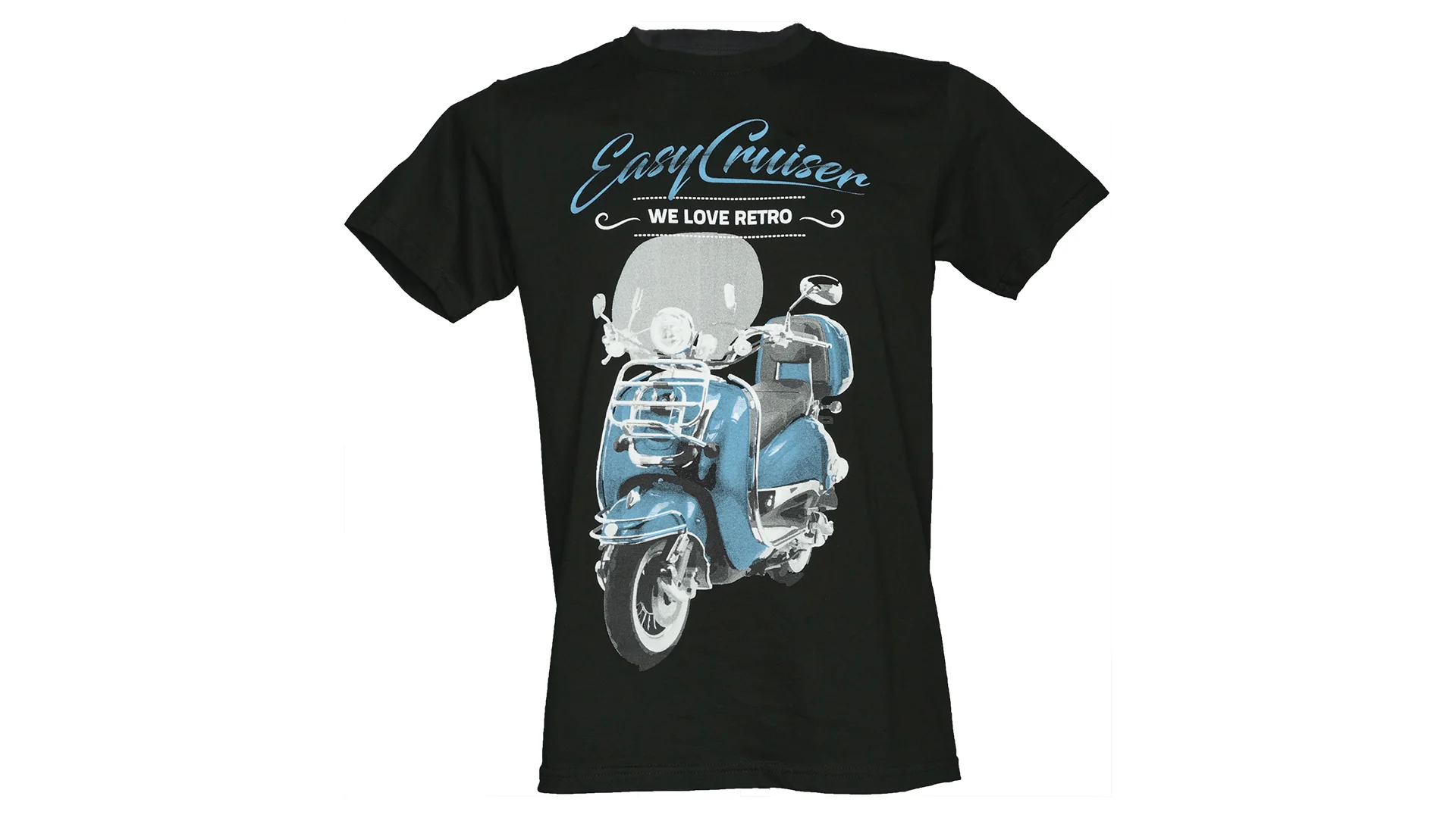 T-Shirt EasyCruiser Schwarz/Blau - Image 2